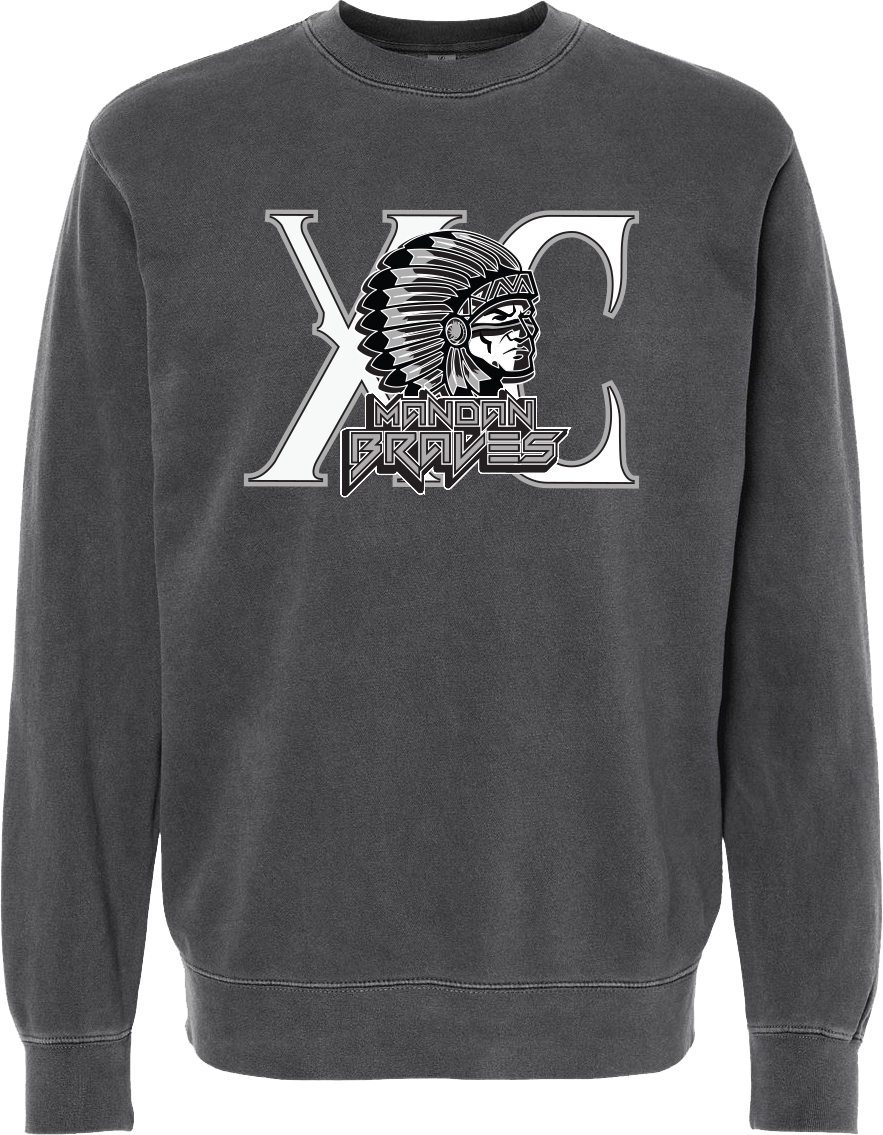 Midweight Pigment-Dyed Crewneck Sweatshirt - Independent Trading Co.
